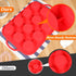 CAKETIME Silicone Muffin Pan with Metal Reinforced Frame Regular Size Muffin Pan with Handle Easy to Move 12 Cups for Baking Nonstick Muffin Tin B...