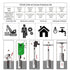 OCGIG 11 PCS Damaged Broken Screw Extractor Drill Bit Bolt Stud Remover Tool Kit Set...
