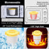 Microwave Rice Cooker, Food Grade Portable Microwave Steamer for Rice, Microwave Steamer for Vegetables, Microwave Cookware (S)...