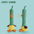 Nocciola 2 in 1 Duck Dog Toy with a Large Rubber Squeaker - Durable Stuffed Squeaky Chew Toys for Aggressive Chewers...