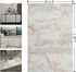 Blue Gold Marble Contact Paper for Countertops Waterproof Removable Wallpaper Peel and Stick Granite Contact Paper 11.8"x78.74" Marble Wall Paper ...
