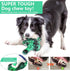 Dog Toys for Aggressive Chewers Indestructible Dog Toys for Large Dogs - Tough Dog Chew Toys for Medium/Large Dog Breed, Real Bacon, Nylon Bones T...