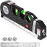 Laser Level Tool, Multipurpose Laser Level Kit Standard Cross Line Laser level Laser Line leveler Beam Tool with Metric Rulers by QPEUIM...