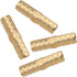10PCS Brass Barb Fittings 3/8 Inch Hose Inner Diameter Quick Connector Splicer Barb Fitting Pipe Repair Accessories Suitable for Air Water Fuel Oi...