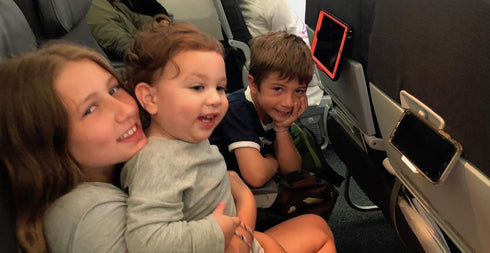 The SkyClip Airplane Cell Phone Back of Seat Inflight Tray Table Clip and Sturdy Phone Stand, Compatible with iPhone, Android, Tablets, and Reader...