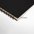 DSTELIN 10 inch x 7.5 inch, 100GSM, Blank Spiral Notebook, 3-Pack, Soft Cover, Sketch book, 100 Pages / 50 Sheets, with writing backboard, (Black)...
