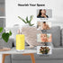 Portable Mini Humidifier, Small Cool Mist Humidifiers 350ml Quiet USB Personal Desktop Air Humidifier for Bedroom Home Plants Car Baby indoor Offi...