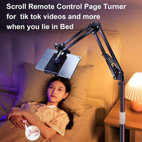 TIK Tok Bluetooth Remote Control Page Turner for iPhone Android Ipad Cell Phone Camera Remote Shutter Selfie Button, Bluetooth Ring (Pink)...