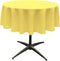 LA Linen Polyester Poplin Washable Round Tablecloth, Stain and Wrinkle Resistant Table Cover 51", Fabric Table Cloth for Dinning, Kitchen, Party, ...