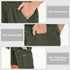 linlon Mens Outdoor Lightweight Hiking Shorts Quick Dry Cargo Shorts Sports Casual Tactical Fishing Shorts, Army Green,30...