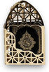 Islam Car Rear Mirror Mini Hangers - Islamic Ornament Al-Quran Ramadan Eid Muslim Car Décor Hanging Charm Decor Interior Accessories (Gold - Black...