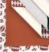 Football Soccer Ball Printed Faux Leather Sheet PU Textured Grain Leather Sheet Assorted 6 PCS 7.9" x 13.4" (20 cm x 34 cm) for Hair Accessories D...