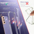 KIOMY Clear Case for Samsung Galaxy S21+ / S21 Plus 5G, Airbag Corners Shockproof Bumper Protective Phone Cover, Hybrid Design Hard PC Back with F...