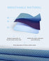 Cooling Towel 4Packs, Ice Towel, Microfiber Towel, Soft Breathable Chilly Towel Stay Cool for Yoga, Sport, Gym, Workout, Camping, Fitness, Running...