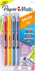 Paper Mate InkJoy Gel Pens, Retro Accent Colors, Medium (0.7mm) Point, Retractable, 4 Count...