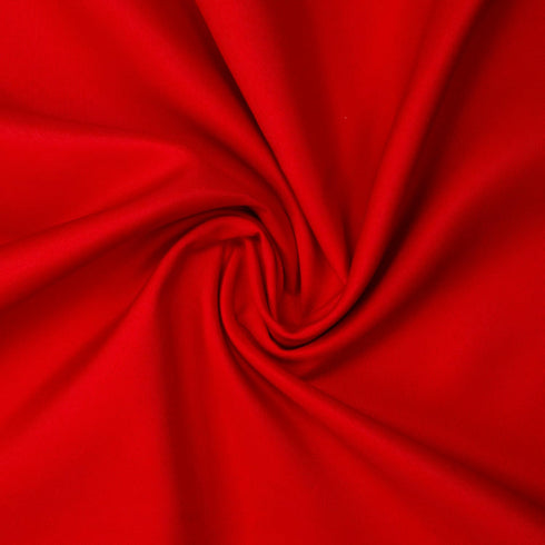 Gee Di Moda Round Tablecloth - 132 Inch Red Round Table Cloth for 72 to 96 Inch Round Tables - Heavy Duty Washable Fabric - for Buffet Table, Holi...