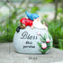 Garden Stones Statues Outdoor Decor, Novelty Gnome Garden Sculptures Stones Statue with Flower and Turtle Figurine Decoration for Patio Yard Porch...