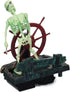 Penn-Plax Action-Air Aerating Aquarium Ornament – Creates Movement in Fish Tank – Air Pump Driven – Skeleton at The Wheel...
