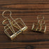 4Pcs Golden Hollow Out Long Tail Wire Binder Clips Paper Binder Clip Large 51mm Binder and Paper Clips Small in Size and Light in Weight,Clips, Cl...