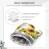Sunflower Oven Mitts and Pot Holders Silicone Sunflowers Kitchen Gloves Yellow Sunflower Potholders Heat Resistant 4Pcs Oven Gloves Hot Pads for C...
