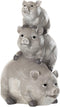 Garden items - 11658 Pigs Garden Statue, one Size, Light Gray...