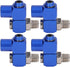 Pneumatic Tool Adapter, 4Pcs 360 Degree Air Hose Connector 1/4in NPT Swiveling Air Fitting Hose Connector Pneumatic Tool Adapter 150PSI Air, Fitti...