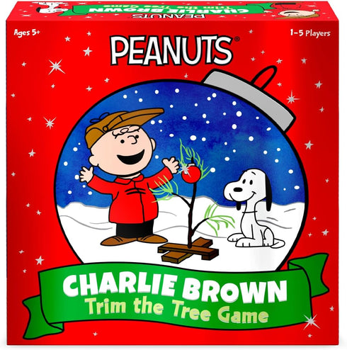 Funko Peanuts Charlie Brown Trim The Tree Cooperative Game for 1-5 Players Ages 5 and Up...