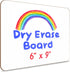 Scribbledo Small White Board Dry Erase Mini Whiteboard 6x9 Inch Small Dry Erase Board Marker Board Dry Erase Lapboards Handheld Personal White Boa...