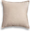 Jeanerlor Cotton Linen Soft Soild Decorative Square Throw Pillow Covers Set Cushion Case for Sofa Bedroom Car24 x 24 Inch 60 x 60cm, Light Linen...