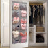 Extra Large Mesh Pockets Shoe Organizer Hanging Shoe Rack for Bedroom Shoe Storage Bathroom Shoe Holder (12 Large Pockets)...