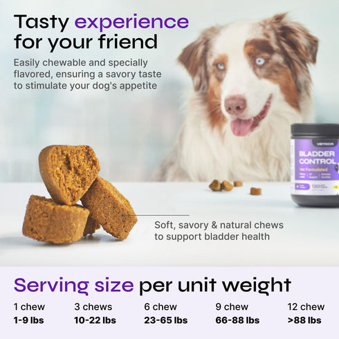 Dog UTI Treatment - Bladder Control Cranberry Chews - Dog Cranberry Supplement for Urinary Tract, Bladder & Kidney Health - Cranberry D-Mannose So...