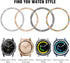 Dsytom Compatible with Samsung Galaxy Watch 42mm Band Women+ Bezel, 20mm Jewelry Watchband & Bezel Ring Cover Diamond Strap Bracelet for Galaxy Wa...