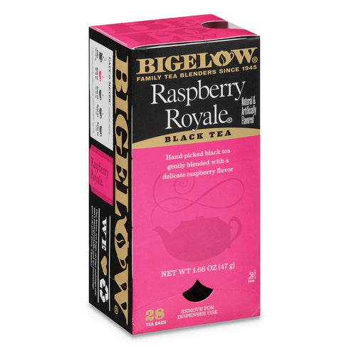 Bigelow 003401 Raspberry Black Tea, Raspberry, 0.34 lbs, 28/Box...