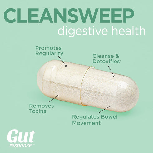 CleanSweep Capsules, Supports Healthy Bowel Movements, Digestive Health Support, Promotes Regularity, Natural Psyllium Seed Husk, Daily Fiber Supp...