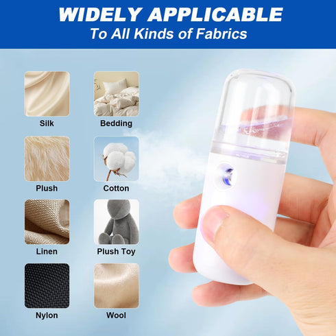 Easy Care Sunshine 15s Heat up Mini Travel Steamer, Rechargeable Cordless Easy Care Sunshine Steamer, Mini Handheld Clothing Steamer for Home And ...