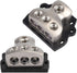 3 Way Power Distribution Block, 1x 0 Gauge in / 3X 4 Gauge Out Amp Power Distribution Ground Distributor Connecting Block for Car Amplifier Audio ...