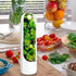 1PCS Herb Saver Refrigerator Vegetable Preservation Bottle Herb Storage Container Clear Herb Container for Kitchen Fresh Keeper Cilantro Mint Aspa...