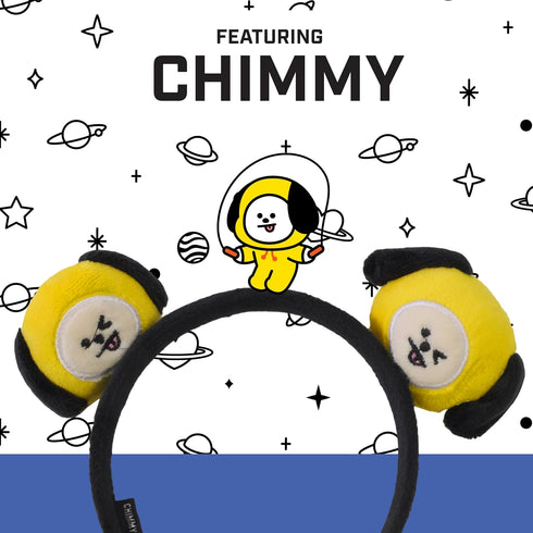 BT21 LINE FRIENDS Women's Headband, 3D Plush Hair Band for Adults, Cute Fashion Accessories, CHIMMY, One Size...