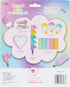 Tulip Sweet Life Stationary Kit, Fun Unicorn Stackable Crayons, Bear highlighters, Ice Cream Erasers, Heart Notepad, Rainbow Paper Clips, School S...