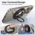 SYNCWIRE Magnetic Phone Ring Holder for MagSafe, Magnetic Cell Phone Grip Ring Stand Finger Kickstand with Two-Sided Magnetic Compatible with iPho...