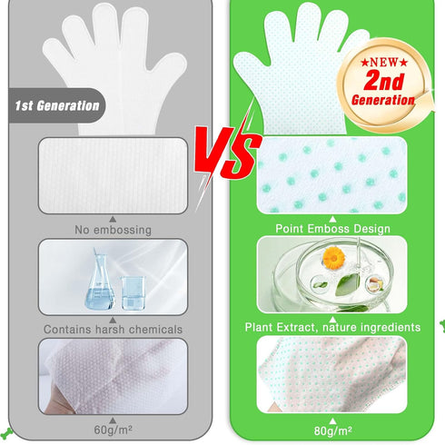 15 Count Dog Wipes Plant Oil Grooming Gloves Enhanced Cleaning Deodorizing Bath Wipes Waterless Cat Shampoo Pets Wipes for Paws, Butt, Face and Fu...