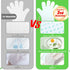 15 Count Dog Wipes Plant Oil Grooming Gloves Enhanced Cleaning Deodorizing Bath Wipes Waterless Cat Shampoo Pets Wipes for Paws, Butt, Face and Fu...