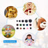 MENKEY Plastic Safety Eyes and Noses with Washers 570 Pcs, Craft Doll Teddy Bear Nose for Amigurumi, Crafts, Crochet Toy Stuffed Animals (Assorted...