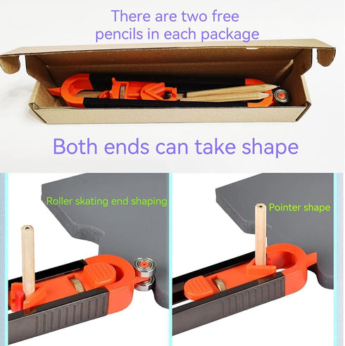 Precise Contour Scribe Tool Woodworking - With Lock For Pencil,Upgrade Measuring Tools, Ultimate Scribing Tool Suitable For Woodworking Finish Car...