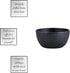 47th & Main Durable Black Cast Iron Bowl, Medium, Round, 32 fluid ounces...