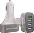Crave CarHub 54W 4 Port USB Car Charger, Qualcomm Quick Charge 3.0 - White...