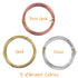 Cinvo 3 Rolls Craft Wire Jewelry Beading Wire Flexible Aluminum Wire Tarnish Resistant for DIY Jewelry Craft Making (12 Gauge/2mm Thick, Silver, G...