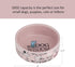 5-inch Ceramic Dog Bowl Cartoon Pattern, Cute, Chew-Proof, Dishwasher and Microwave Safe...