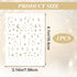OIIKI Gold Star Moon Nail Art Stickers for Women, Girls, 3D Gold Nail Stickers, Bronzing Star Nail Decorations, Adhesive Nail Supplies for DIY Nai...