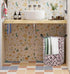 19.7 Inches Large Laundry Basket Waterproof Round Cotton Linen Collapsible Storage bin with Handles for Hamper Kids Room,Toy Storage(Leopard print...